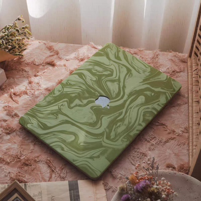 Apple MacBook Air 13"  (A1932 & A2179 & A2337) - 3D Velvet Touch PU Full-Body Protection Cover Case - i-Station Mobile Phone & Electronic Device Repair and Accessories