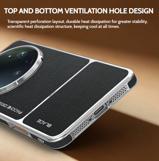 OPPO Find X9 Ultra - Business Electroplated Magnetic Leather-Textured Protective Case
