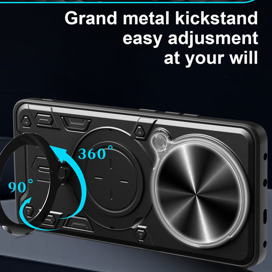 [Built-in Bracket] OPPO Reno13 / Pro - Minimalist Ultra-thin Shockproof Phone Stand Series Case