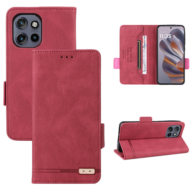 Load image into Gallery viewer, [Built-in Card Slot] Motorola Moto Edge 50 Neo Leather Flip Shockproof Essentials Series Case
