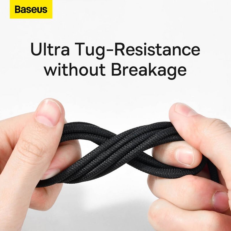 Load image into Gallery viewer, Baseus Tungsten Gold Fast Charging Data Cable USB to Type-C 100W 2m - Black
