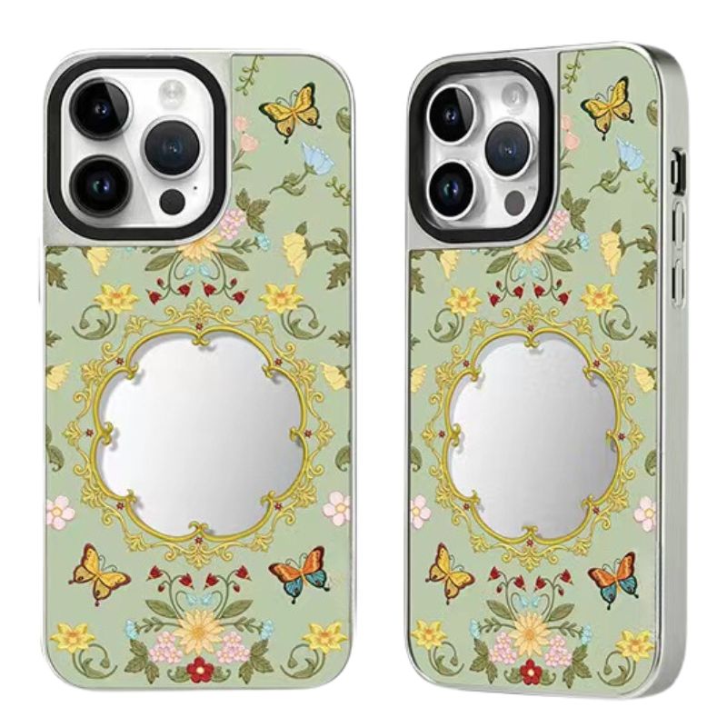 Load image into Gallery viewer, [Magsafe Compatible] Apple iPhone 14 Pro/Max - Retro Mirror Butterfly Design Fashion-Forward Series Case
