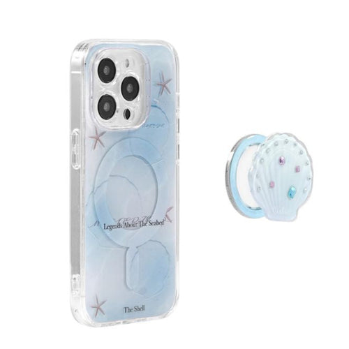 [Magsafe Compatible] Apple iPhone 14/14 Pro Max - TPU Blue Ocean-themed Fashion-Forward Series Case