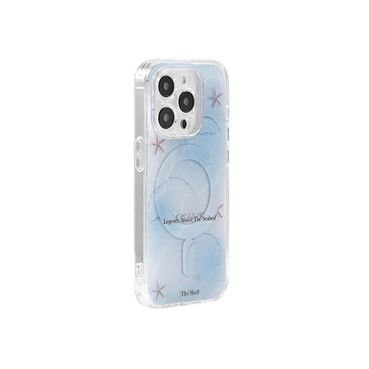 [Magsafe Compatible] Apple iPhone 12/12 Pro - TPU Blue Ocean-themed Fashion-Forward Series Case