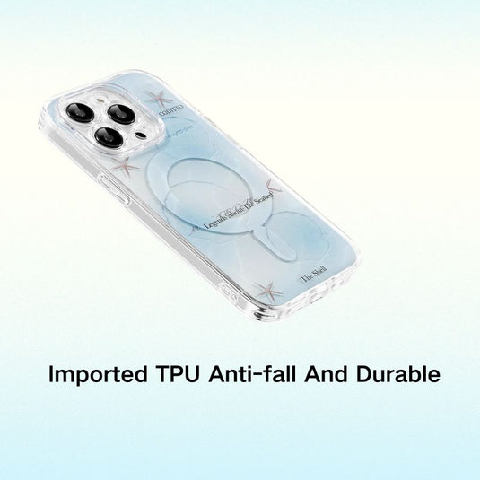 [Magsafe Compatible] Apple iPhone 12/12 Pro - TPU Blue Ocean-themed Fashion-Forward Series Case