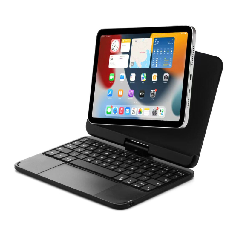 Load image into Gallery viewer, [Magntic Keyboard] Apple iPad Mini 6/7 8.3&#39;&#39; 6/7th Gen (2021/2024) 360° Rotating Wireless Touchpad Keyboard Flip Cover Case No Frame
