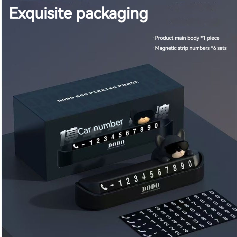 Load image into Gallery viewer, DODO Dog Car Parking Number Plate
