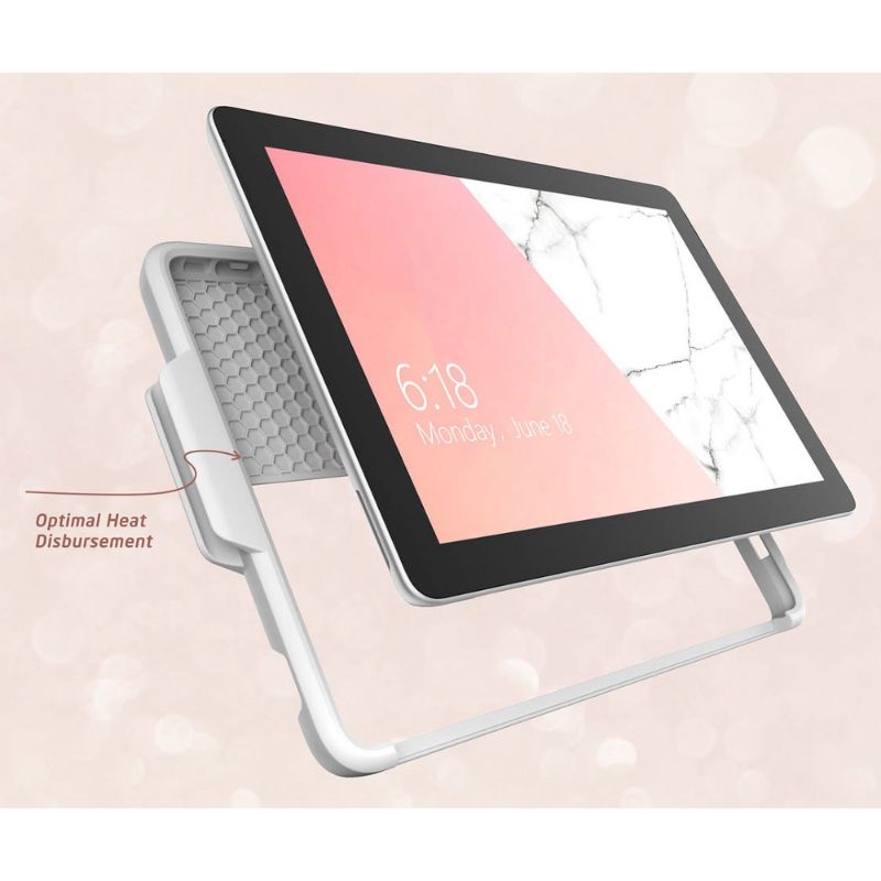 [With Pen Slot] Microsoft Surface Pro 11 - iBlason TPU Soft Frame Slim Glitter Marble Shockproof Case - i-Station Mobile Phone & Electronic Device Repair and Accessories