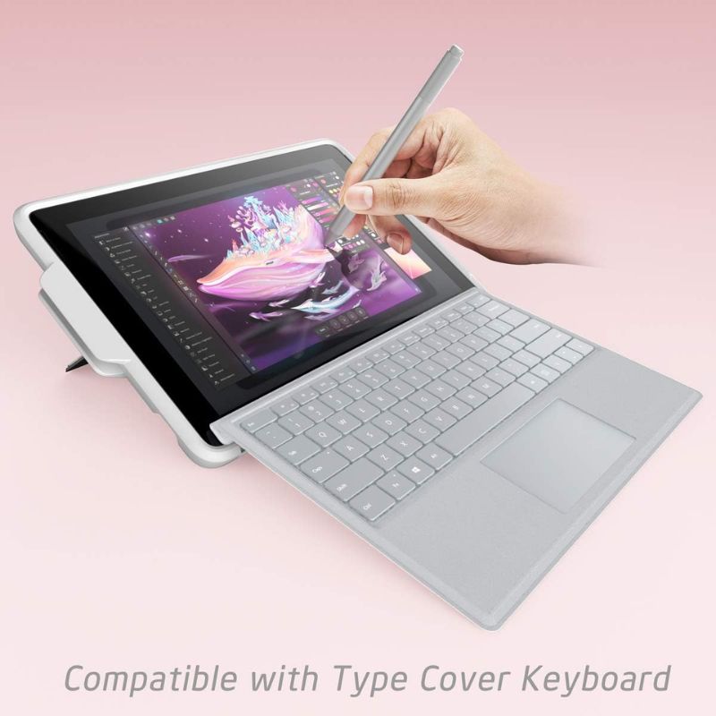 [With Pen Slot] Microsoft Surface Pro 11 - iBlason TPU Soft Frame Slim Glitter Marble Shockproof Case - i-Station Mobile Phone & Electronic Device Repair and Accessories