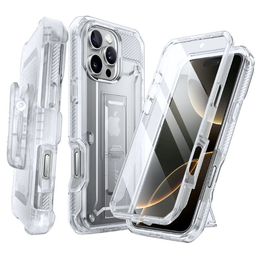 [Built-in Stand] Apple iPhone 14/Pro/Max - Premium TPU Full Covered Belt Heavy Duty Series Case