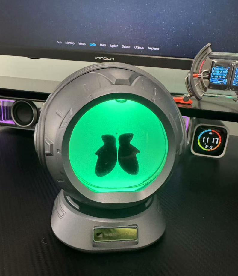 Magnetic Fluid Speaker, Dancing Ferrofluid Music Rhythm Lamp, 360° Surround Sound Touch Wireless Bluetooth Speaker Living Room Desktop - i-Station Mobile Phone & Electronic Device Repair and Accessories