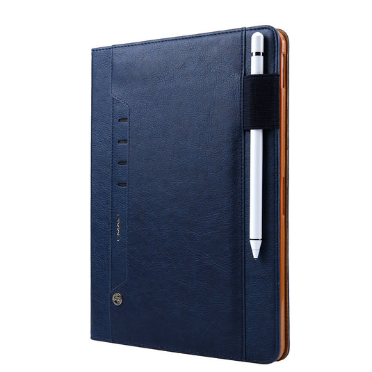 [With Card Slot] Apple iPad Mini 5 7.9'' 5th Gen (2019) Premium Minimalist Flip Leather Wallet Case