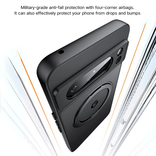 [Magsafe Compatible][Built-in Stand] Google Pixel 10/Pro/XL - Matte Transparent Shockproof Case - i-Station Mobile Phone & Electronic Device Repair and Accessories