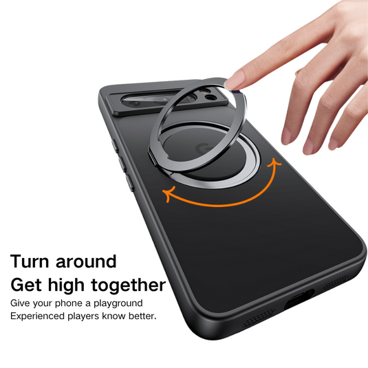 [Magsafe Compatible][Built-in Stand] Google Pixel 10/Pro/XL - Matte Transparent Shockproof Case - i-Station Mobile Phone & Electronic Device Repair and Accessories
