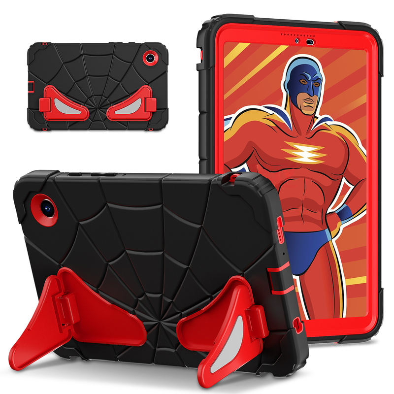 Load image into Gallery viewer, [Built-in Stand] Samsung Galaxy Tab A8 10.5“ (2021) Spiderman Cartoon Kids Full-cover Silicone Shockproof Case

