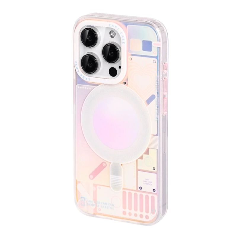 Load image into Gallery viewer, [Magsafe Compatible] Apple iPhone 16/Plus/Pro/Max - Premium Quality White Laser Fashion-Forward Series Case
