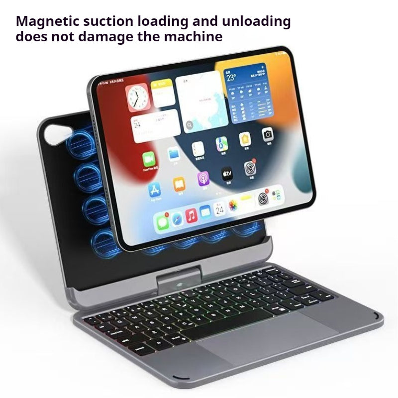 Load image into Gallery viewer, Apple iPad Mini 6/7 8.3&#39;&#39; 6/7th Gen (2021/2024) Rotatable Magnetic Smart Keyboard Protective Case
