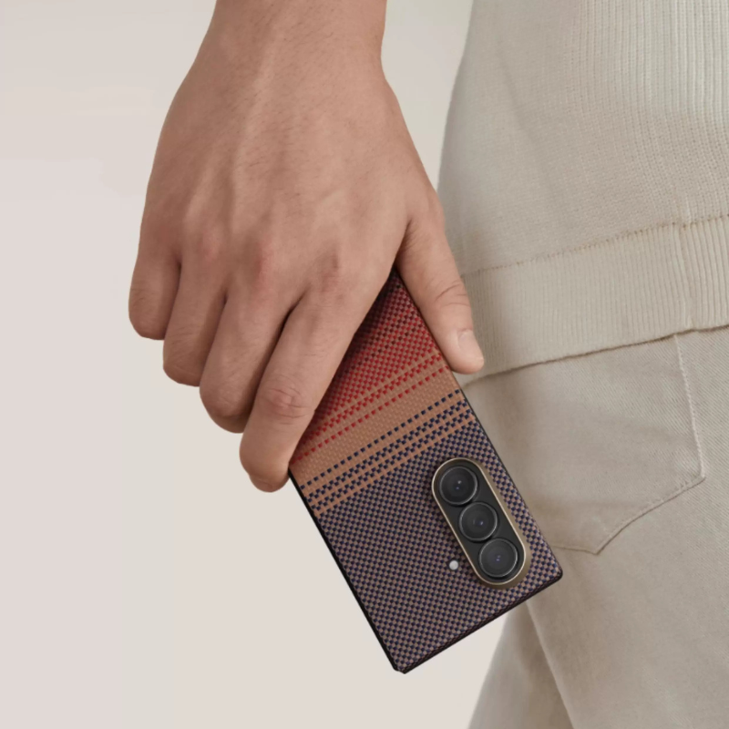 Load image into Gallery viewer, [Magsafe Compatible] Samsung Galaxy Z Fold 7 PITAKA Ultra-Thin Aramid Fiber Kevlar Woven Case
