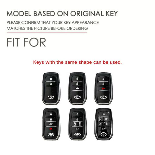 Toyota Car Key Fob Case Cover For Camry, RAV4, Corolla, Highlander, Avalon, Land Cruiser