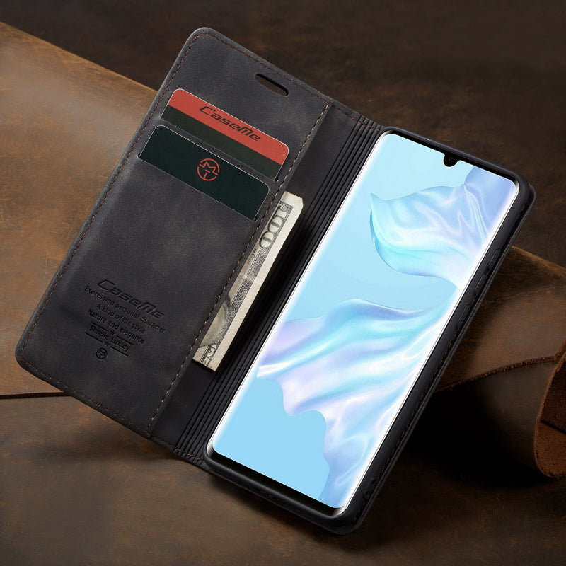 Load image into Gallery viewer, [With Card Slot] Huawei Mate 30/Pro Multi-Functional Leather Flip Shockproof Wallet Case
