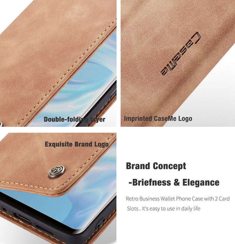 Load image into Gallery viewer, [With Card Slot] Huawei Mate 30/Pro Multi-Functional Leather Flip Shockproof Wallet Case
