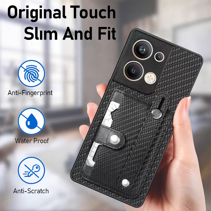 Load image into Gallery viewer, [Built-in Wrist Wrap][With Card Solt] OPPO Reno7/7 5G/Pro 5G/Lite/Z 5G Woven All-inclusive Shockproof Wallet Series Case
