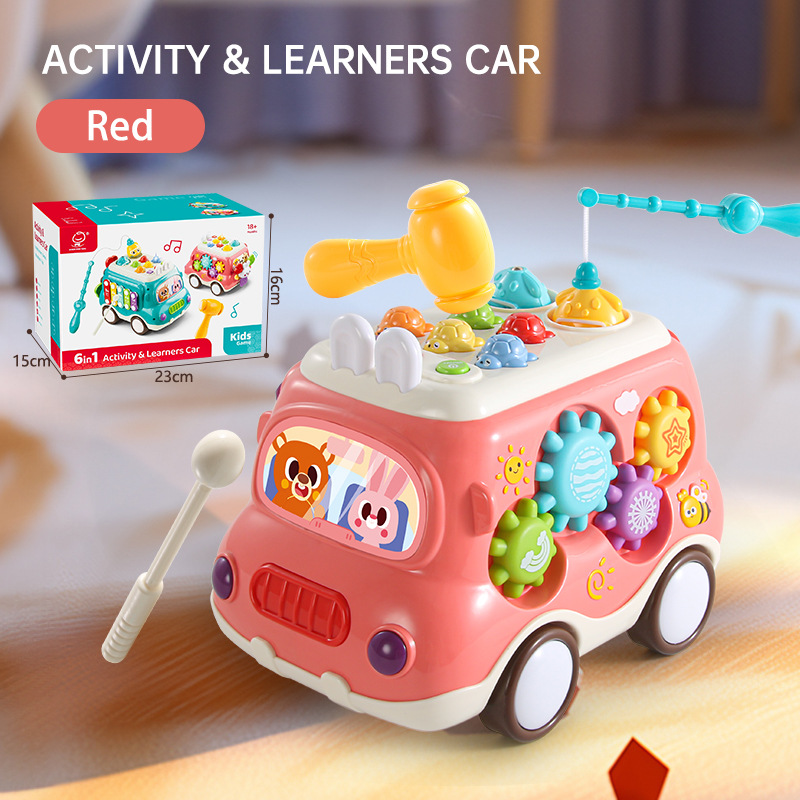Load image into Gallery viewer, 6-In-1 Educational Multifunctional Musical Activity &amp; Learners Baby Car Toy for Birthday Gift - i-Station Mobile Phone &amp; Electronic Device Repair and Accessories
