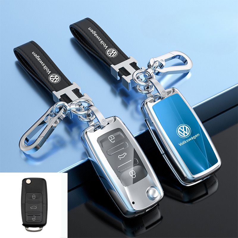 Load image into Gallery viewer, Volkswagen Zinc Alloy Car Key Fob Case Cover For Golf, ID.4, ID.6,  Lavida, Sagitar, Viloran, Magotan, Lamando L, Tiguan, Tharu, Tayron, Gran Lavida, Talagon
