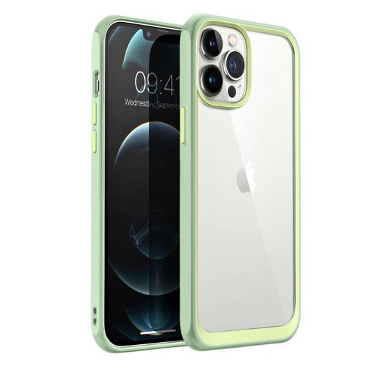 Apple iPhone 13/Mini/Pro/Pro Max Transparent Slim Protection Hybrid Shockproof Essentials Series Case