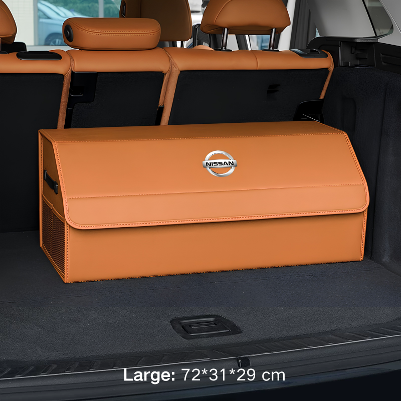 Load image into Gallery viewer, Nissan Microfiber Leather Car Trunk Storage Box for Sylphy, Qashqai, Terra, X-Trail, Patrol, Navara
