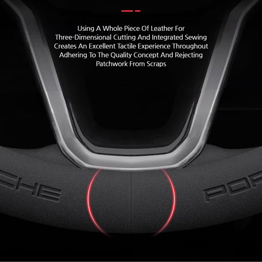 Porsche Premium Suede Steering Wheel Cover for Cayenne 718 Panamera 911 Macan - i-Station Mobile Phone & Electronic Device Repair and Accessories