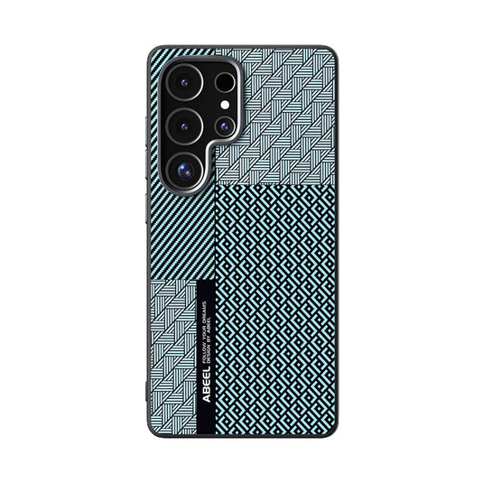 [Magsafe Compatible] Samsung Galaxy S25/Plus/Ultra - Carbon Fiber Pattern Shockproof Case