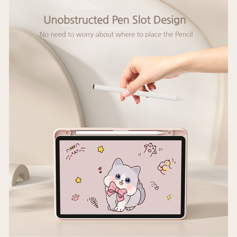 Load image into Gallery viewer, [With Backlit] Apple iPad 5/6 9.7'' 5/6th Gen (2017/2018) - Cartoon Rotation Magnetic Adsorption Keyboard Case - i-Station Mobile Phone &amp; Electronic Device Repair and Accessories
