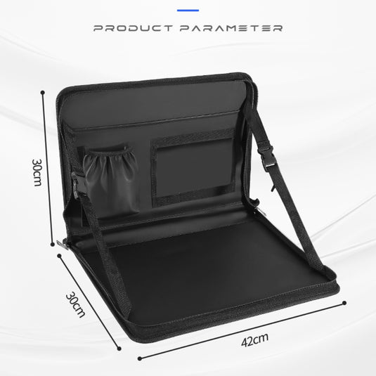 Car Steering Wheel Table Board Rear Seat Back Multi-Functional Hanging Foldable Car Holder Storage Bag