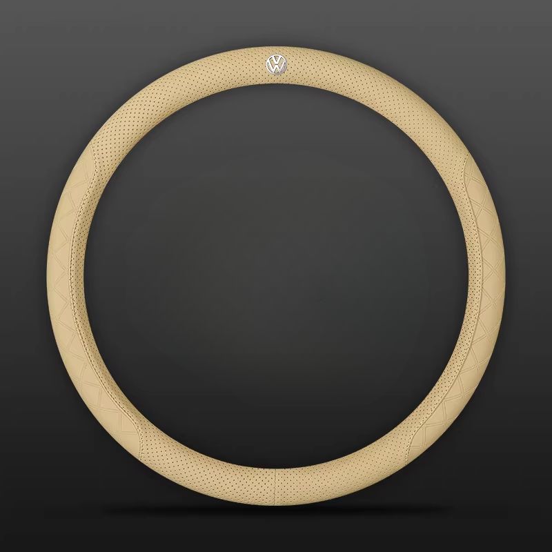 Load image into Gallery viewer, Volkswagen PU Leather Steering Wheel Cover with Heat-Pressed Embossed Texture For Volkswagen Magotan, Passat, ID.4, Lavida, Golf, CC, Teramont, Tiguan L
