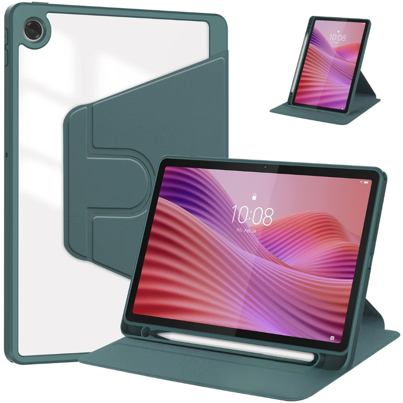 Load image into Gallery viewer, Lenovo Tab 10.1&quot; 2025 (TB311FU/TB311XU) - Silicone 360-Degree Rotating Smart Sleep Drop-Proof Case
