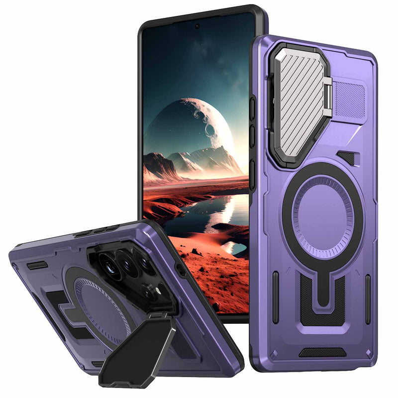 Load image into Gallery viewer, [Built-in Stand &amp; Camera Protector] Samsung A05/A05s - Shield Shockproof Rugged Heavy Duty Case
