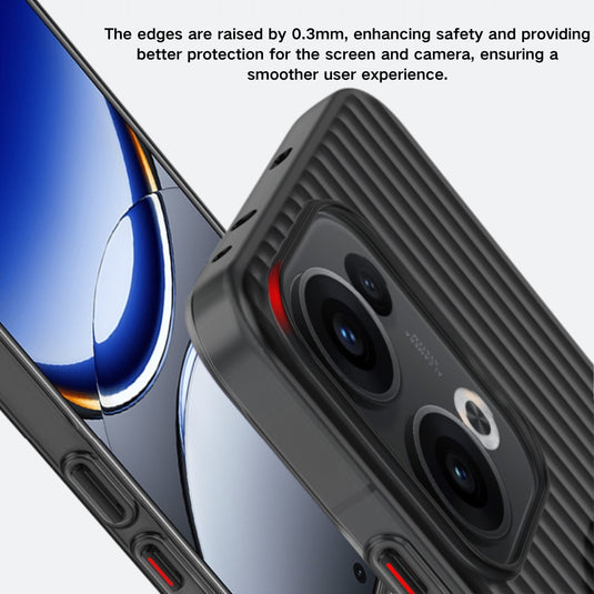 [Magsafe Compatible] OPPO Reno13 / Pro - Wavy Texture Anti Slip Cushioning Magnetic Anti Drop Protective Case