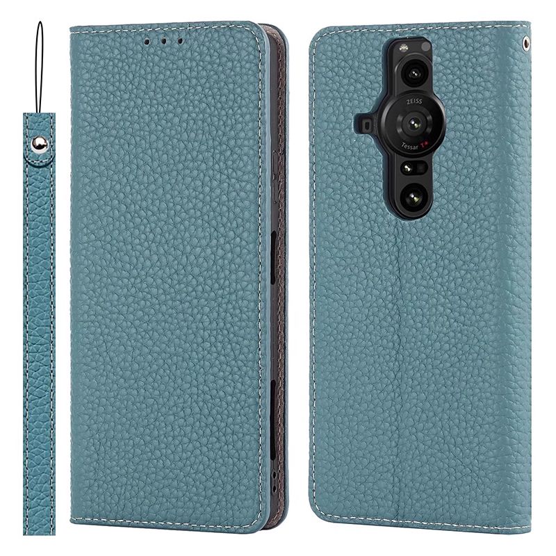 Load image into Gallery viewer, [With Card Slot] Sony Xperia Pro I - Business Flip Genuine Leather Wallet Series Stand Case
