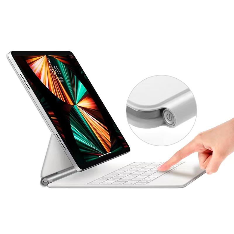 Load image into Gallery viewer, [With Touchpad][Magic Keybord] Apple iPad Pro 11-inch 1st/2nd/3rd/4 Gen (2018/2020/2021/2022) &amp; Apple iPad Pro 11-inch M4 (2024) Smart Multi-Touch Trackpad Magnetic Wireless Keyboard Case With RGB Backlit
