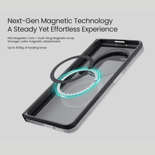 [Magsafe Compatible] OPPO Find N6 - Nillkin Frosted shield Prop Magnetic Camera protective Case - Polar Tech Australia