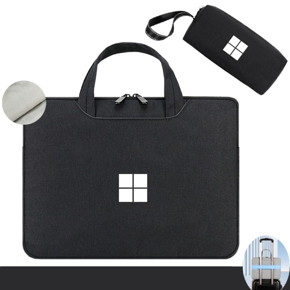 Microsoft Surface Laptop 13"/ 13.8"/15" Business Plush Shockproof Carry Sleeve / Protective Bag With Power Bank Bag - i-Station Mobile Phone & Electronic Device Repair and Accessories