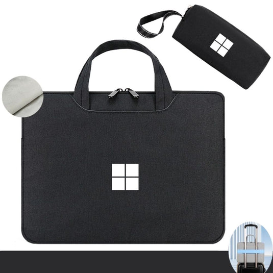Microsoft Surface Laptop 13"/ 13.8"/15" Business Plush Shockproof Carry Sleeve / Protective Bag With Power Bank Bag