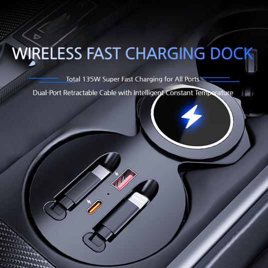 Audi A7/L (2019–2024) Car Wireless Fast Charging Hub - i-Station Mobile Phone & Electronic Device Repair and Accessories