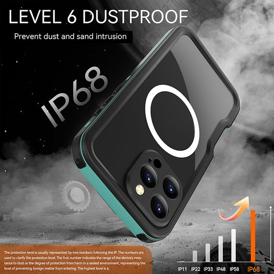 [MagSafe Compatible][DUP Series] Apple iPhone 16 / 16 Plus / 16 Pro / 16 Pro Max Redpepper IP68 Waterproof Heavy Duty Tough Armor Case