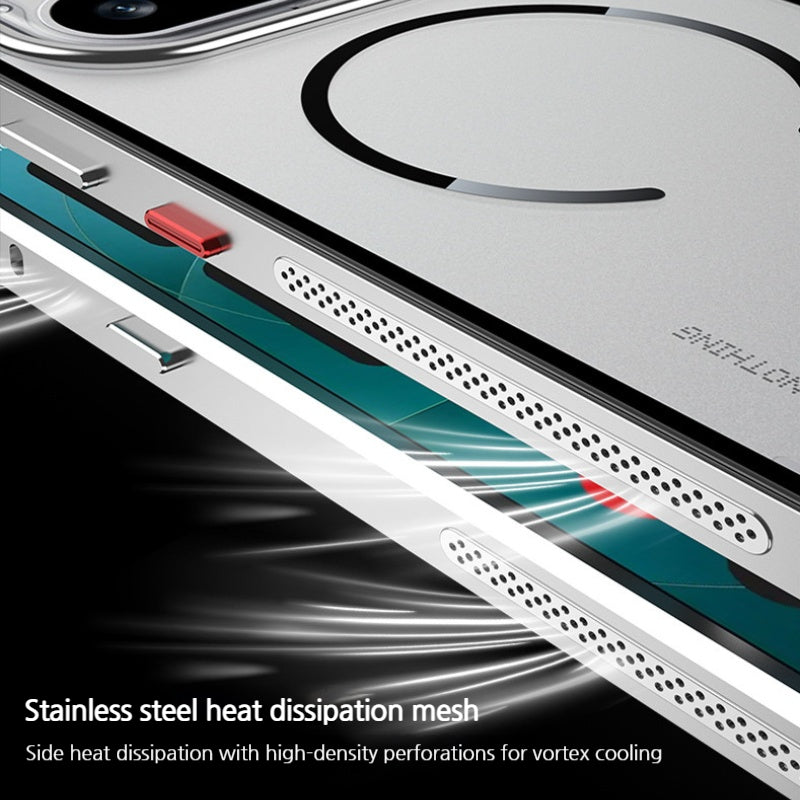 Load image into Gallery viewer, Nothing Phone (4a)/Pro Metal Frame Snap-On Acrylic Shockproof Phone Case - i-Station Mobile Phone &amp; Electronic Device Repair and Accessories
