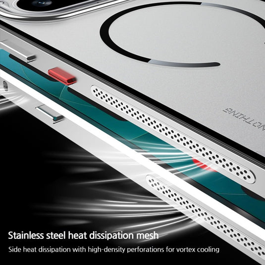 Nothing Phone (4a)/Pro Metal Frame Snap-On Acrylic Shockproof Phone Case - i-Station Mobile Phone & Electronic Device Repair and Accessories