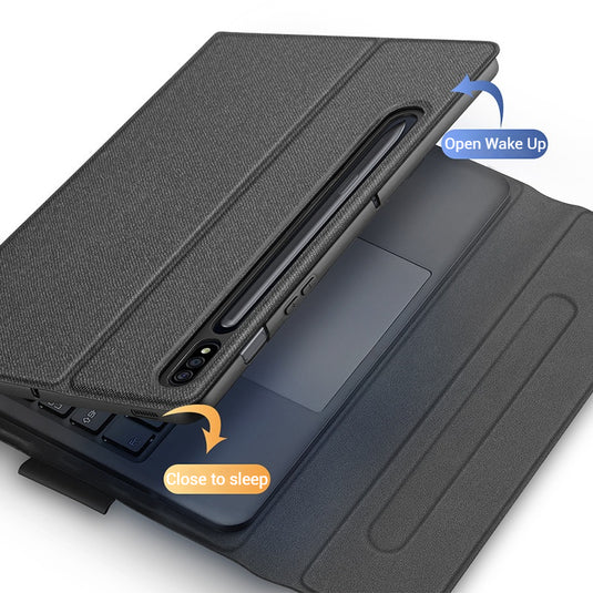[Detachable] Samsung Galaxy Tab S10 FE Plus (2025) 13.1" - Magnetic Touchpad Wireless Keyboard Case