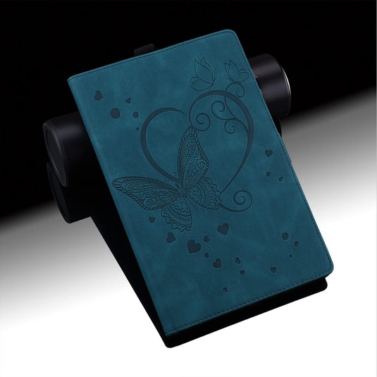 [With Card Slot] OPPO Pad (OPD2101) - Vintage Butterfly Embossed Stand Case