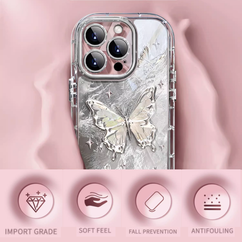 Load image into Gallery viewer, Apple iPhone 12/Pro/Pro Max Premium Butterfly Anti-drop BlingBling Series Case
